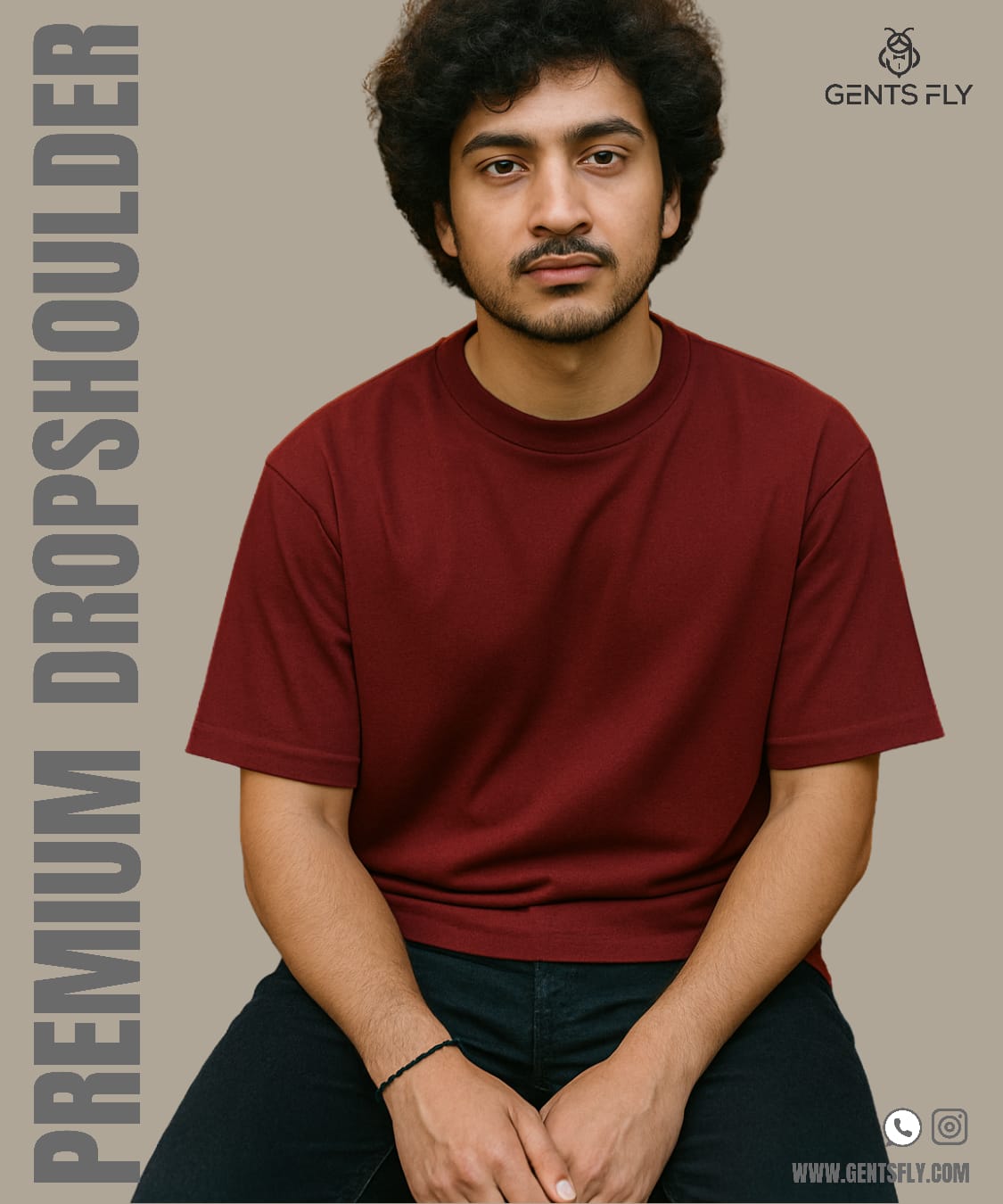 5 Merron Drop Shoulder T-Shirt - Image 1