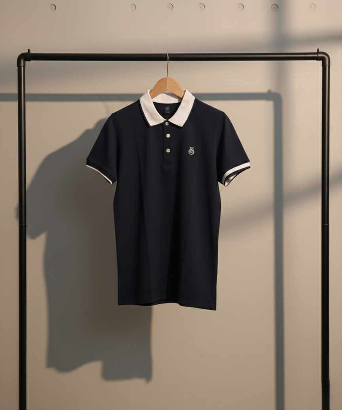 p6 Navy Blue Polo T-Shirt - Image 1